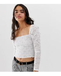 bershka crop top white