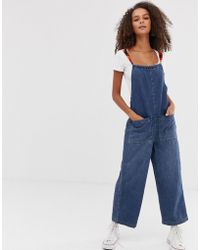 Free People Joyride - Tuta jumpsuit di jeans - Blu