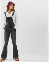 Free People Carly - Salopette évasée - Noir