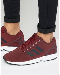 Adidas originals Originals Zx Flux Black Trainers in Black Lyst