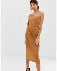 White One Shoulder Fringe Dress