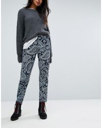 G-Star RAW 5622 Elwood X 25 Pharrell Jean In Paisley Print - Blue