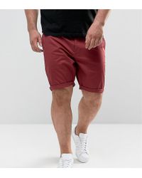 mens longer length chino shorts