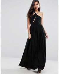 Stylestalker | Stylestalker One Shoulder Maxi Dress With Thigh Split Stylestalker | Stylestalker One Shoulder Maxi Dress With Thigh Split