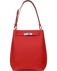 Herms Clou De Selle Bag in Red (ruby) | Lyst