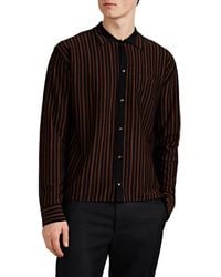 lanvin striped shirt