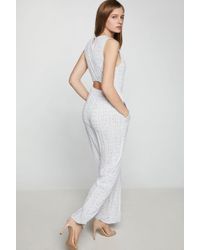 BCBGeneration Spiraling Ladder Cutout Jumpsuit - Multicolour
