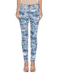 Off-White c/o Virgil Abloh Printed Skinny Jeans - Blue