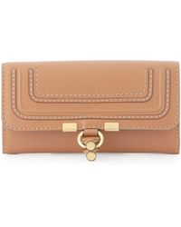 chloe marcie bag small - Chlo Yellow And Tan Long Flap Drew Wallet in Beige (yellow) | Lyst