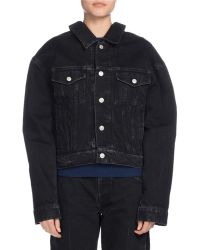 balenciaga jacket mens blue