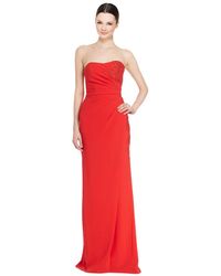 ml monique lhuillier floral overlay