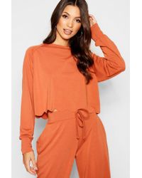 Roll In Jumper Scallop Lyst Brown Edge Neck Perkins Camel Dorothy Xqw8wS7U