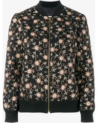 Lyst - Ashish Sequined Distressed Denim Jacket in Blue