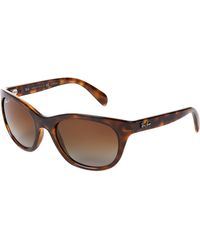 Ray-Ban Rb4140 Tortoiseshell-look Polarized Wayfarer Sunglasses in 