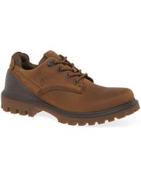 ecco AmberCocoa Brown Tred Tray M Mens Waterproof Derby Style Shoes