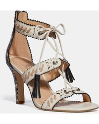 coach waverly 85mm pump with signature buckle