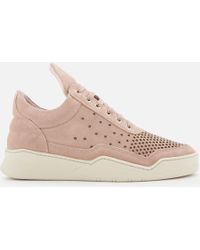 low top ripple nappa all white