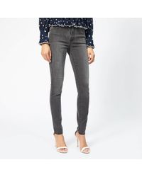 J Brand 23110 Maria High Rise Photoready Skinny Jeans - Gray