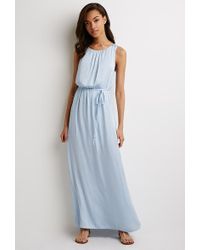 forever 21 belted satin maxi dress Â£ 21 sold out