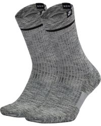 Sneaker Sox Essential Crew Socks 2 Pack Gray Sneaker Sox Essential Crew Socks 2 Pack Gray