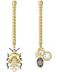 Lyst Swarovski Emma Pierced Earrings In Metallic Swarovski Hoop Pierced Earrings Lyst