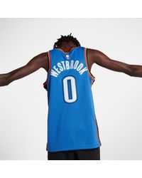 Nike Russell Westbrook Nba Mvp Jersey in Black for Men - Lyst