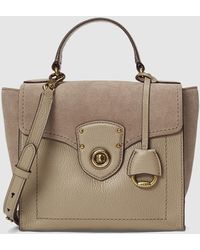 ralph lauren taupe bag