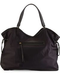 slouchy nylon tote