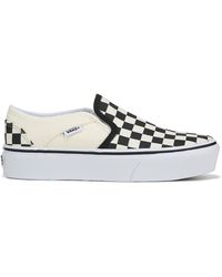 vans asher checkerboard