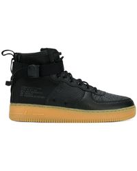 air force 1 high top black and yellow