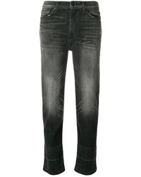 Hudson Jeans Jean crop à effet délavé - Noir