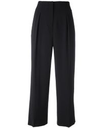 Lyst - Elizabeth And James Bell Bottom Leather Pants in Brown