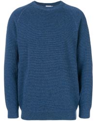 sunspel blue jumper