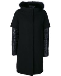 Lyst - Vivienne Westwood Rabbit Fur Collar Coat in Black for Men