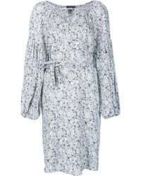Lyst - Vivienne westwood anglomania Halton Anglo S Print Dress in White