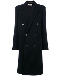 Double Laurent Lyst Saint Breasted Coat 5HngzzqfS
