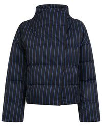 Theory Offset Puffa Jacket - Blue