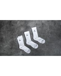 Nike Everyday Max 3PR Crew Socks White/ White/ White/ Black - Bianco