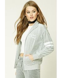 Forever 21 Giacca in velluto - Grigio