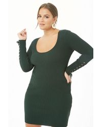 Forever 21 Vestito corto con lacci - Verde