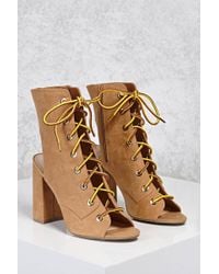 tan boots forever 21