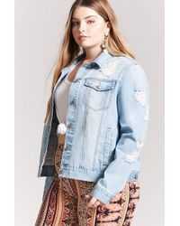 Forever 21 Jeansjacke - Blau