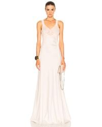 givenchy metallic gown