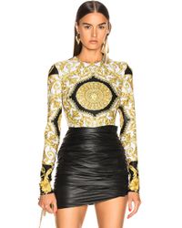 Versace Print Bodysuit - Multicolor