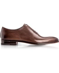 Antiqued Montreal Oxford Brown Shoes Calfskin xedCWroQB