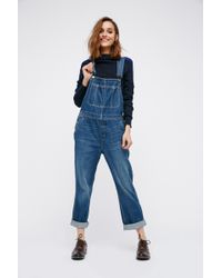Free People The Boyfriend Overall By We The Free - Blue