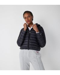 Calvin Klein Doudoune courte droite capuche - Noir