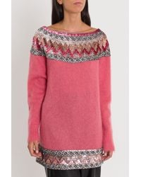 Slash Embellished Ferretti Sequin Sweater Neck Lyst Alberta RfSqx6