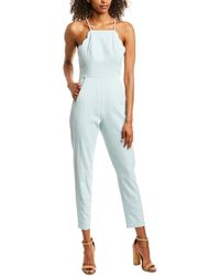 BCBGeneration Scalloped Jumpsuit - White