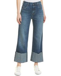 J Brand Joan Astonish High-rise Crop - Blue